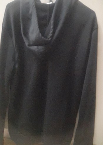 m Beden Siyah Kadın Kapüşonlu Sweatshirt