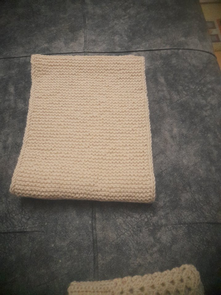 Bej Örgü Bere, Eldiven ve Atkı Seti - Görsel 5