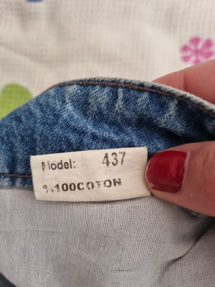 Kadın Mavi  Kot Pantolon - Görsel 3