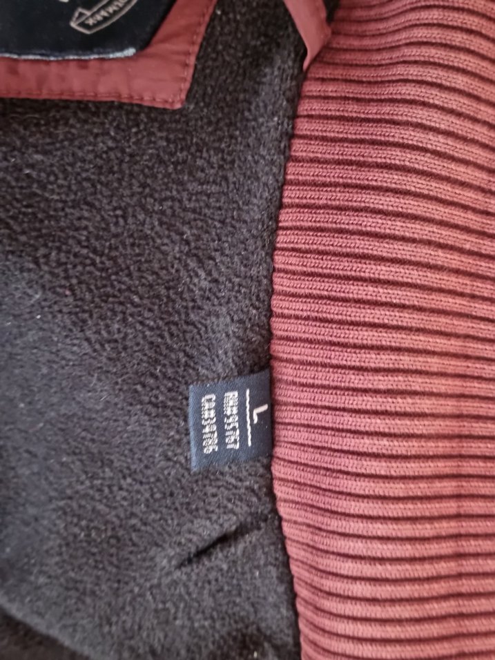 Bordo Erkek Fermuarlı Kaban - Görsel 5