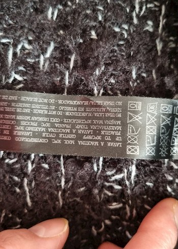 Gri Örgü Kadın Hırka - Görsel 6