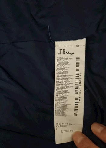 Fermuarlı Lacivert Midi Kadın Kışlık Mont - Görsel 6