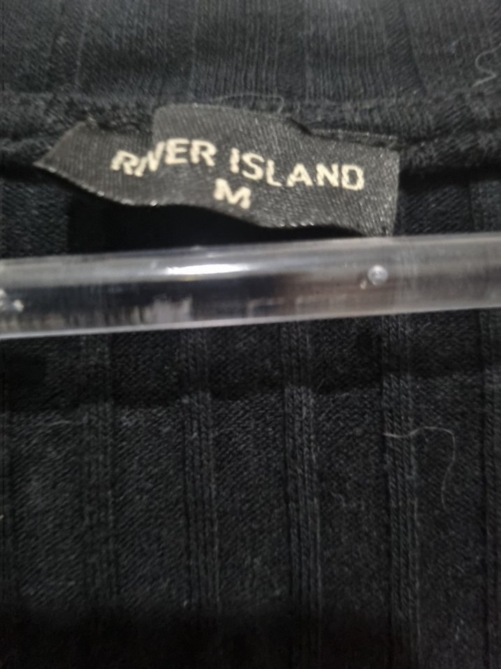 Siyah V Yaka Uzun Kollu Kadın Bluz - Görsel 4