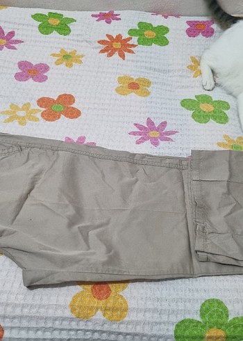 Krem rahat kesim erkek kumaş pantolon - Görsel 2