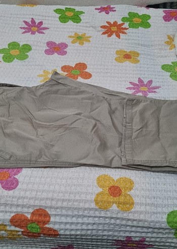 Krem rahat kesim erkek kumaş pantolon - Görsel 3