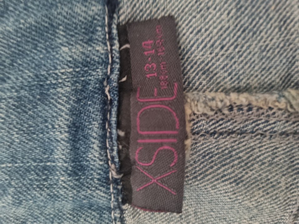 Kot Düğmeli Midi Denim Kadın Şort - Görsel 3