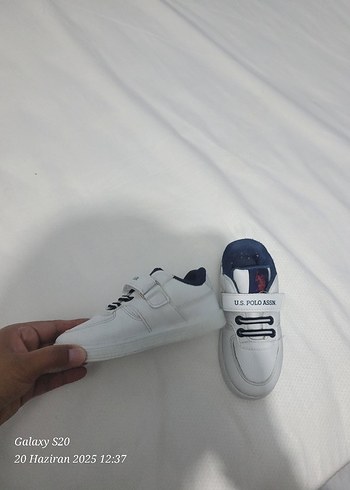 U.S Polo Assn. U.S. Polo Assn. Çocuk Beyaz Spor Ayakkabı