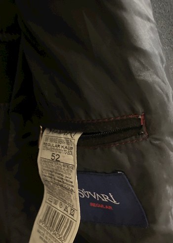 Siyah kaşe Erkek Kaban, Düğmeli, Ofis Stili - Görsel 5