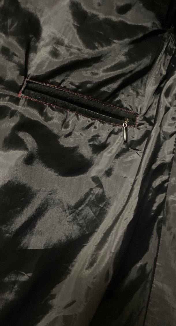 Siyah kaşe Erkek Kaban, Düğmeli, Ofis Stili - Görsel 3