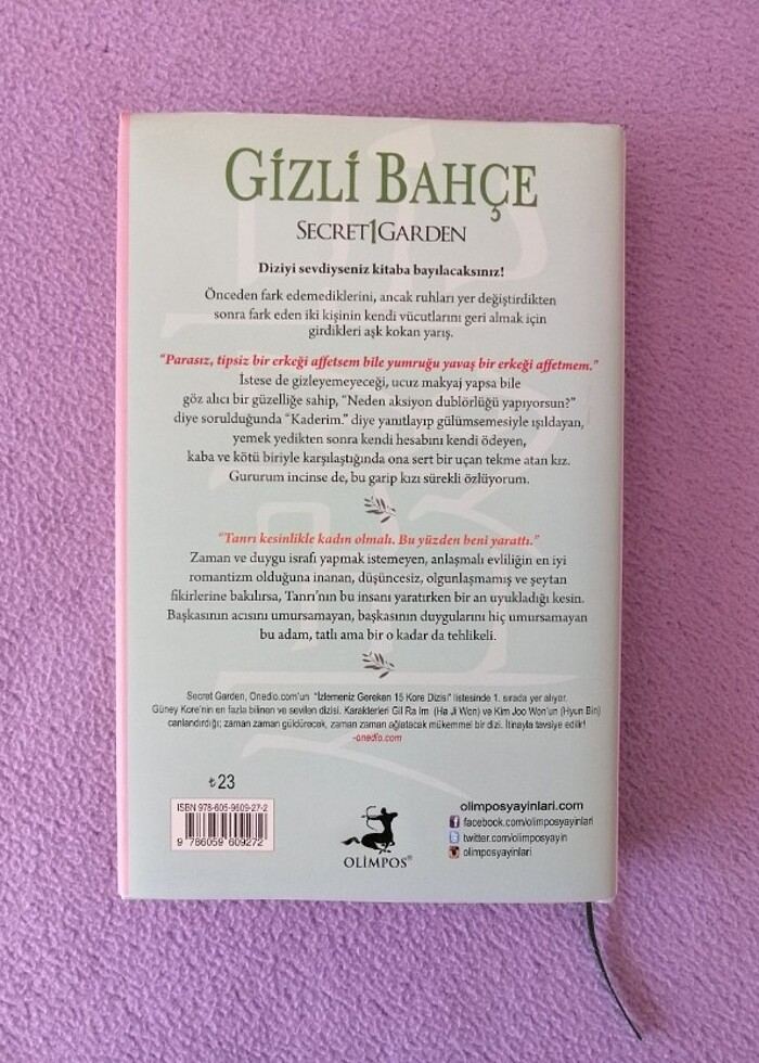 Gizli Bahçe 1. Roman (Secret Garden)  - Görsel 2