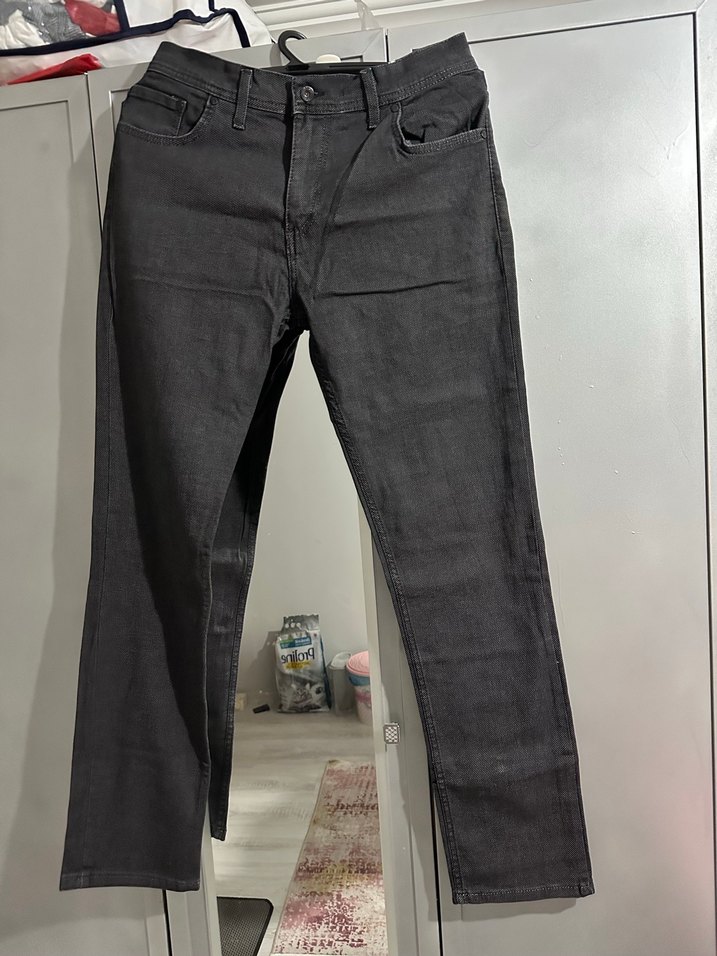 Gri Regular Fit Denim Erkek Kot Pantolon - Görsel 2