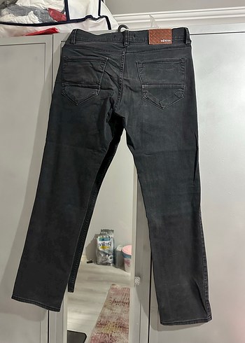 Gri Regular Fit Erkek Kot Pantolon - Görsel 3