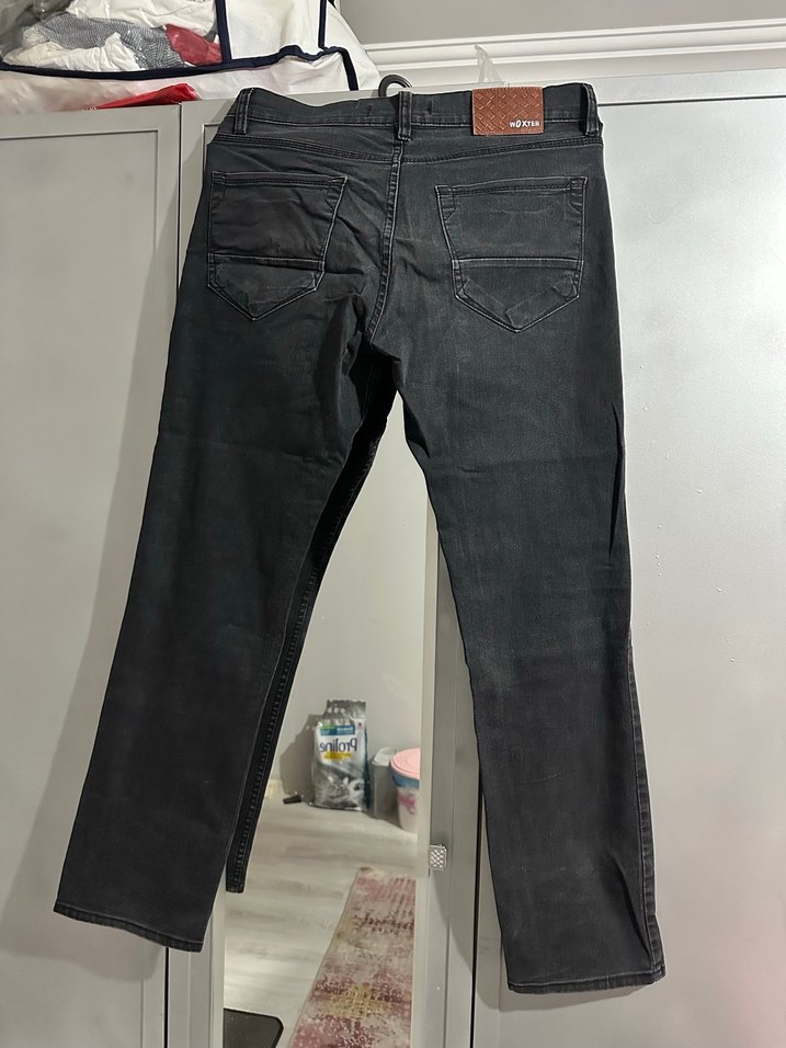 Gri Regular Fit Erkek Kot Pantolon - Görsel 3