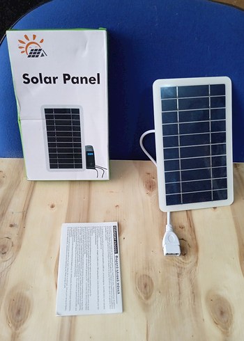 Güneş Enerjili Telefon Şarjı Cihazı