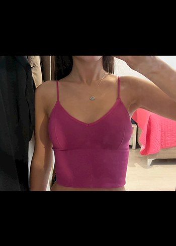 Oxxo Pembe Crop Top