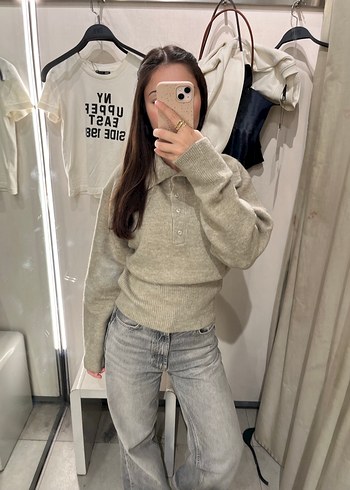 Zara Yüksek Bel Wide Leg Jean