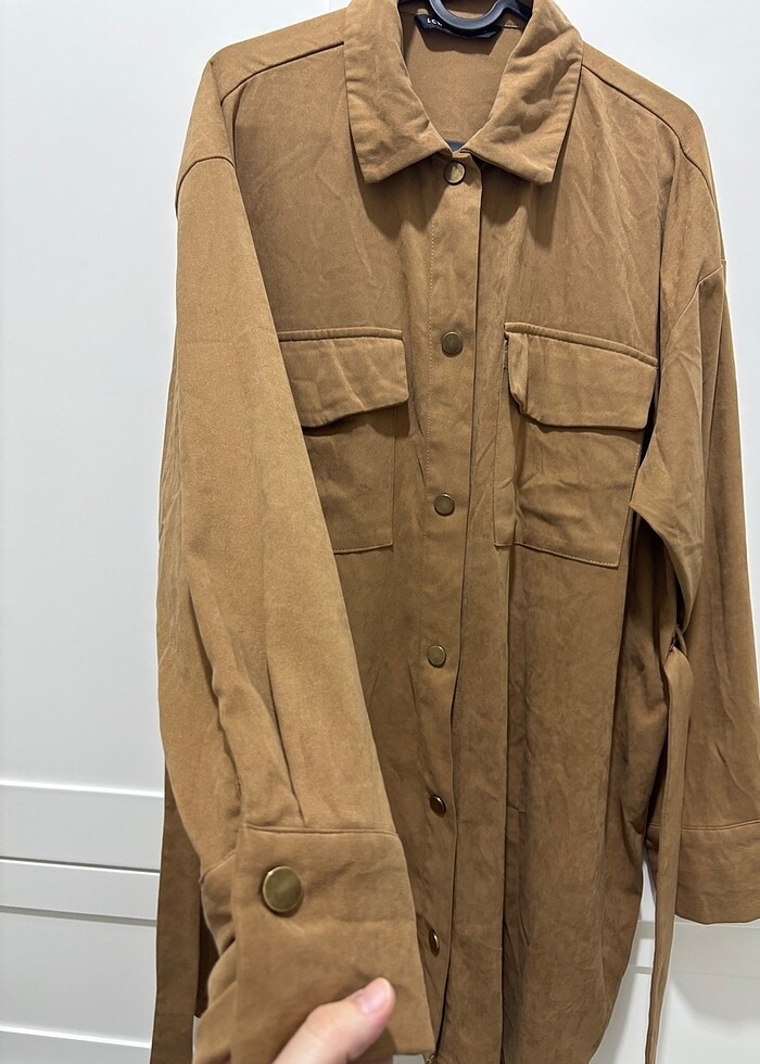 Lcw kadife gömlek - Görsel 2