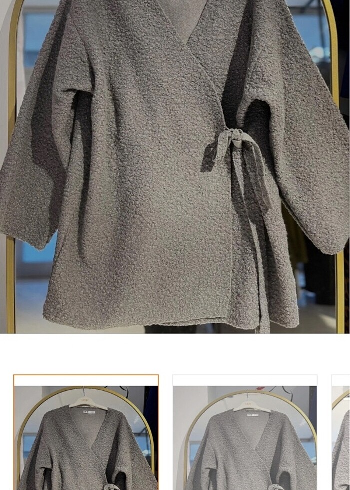 Gri buklet kaban - Görsel 4