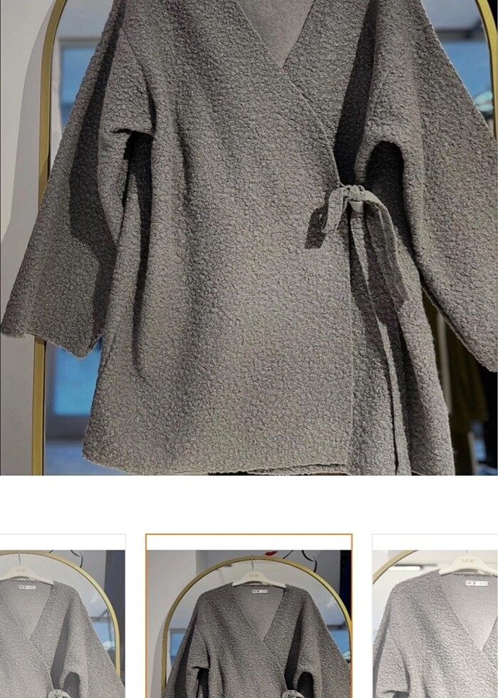 Gri buklet kaban - Görsel 3