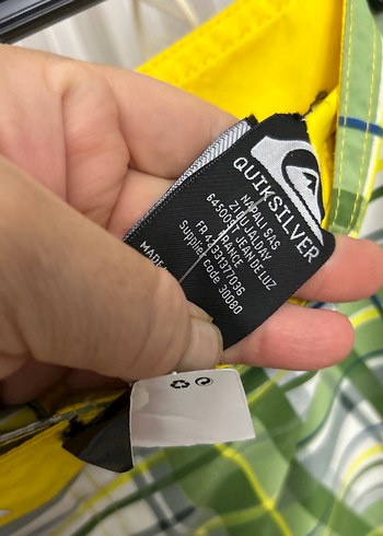 Quiksılver Sarı Bağcıklı Erkek Mini Şort - Görsel 2