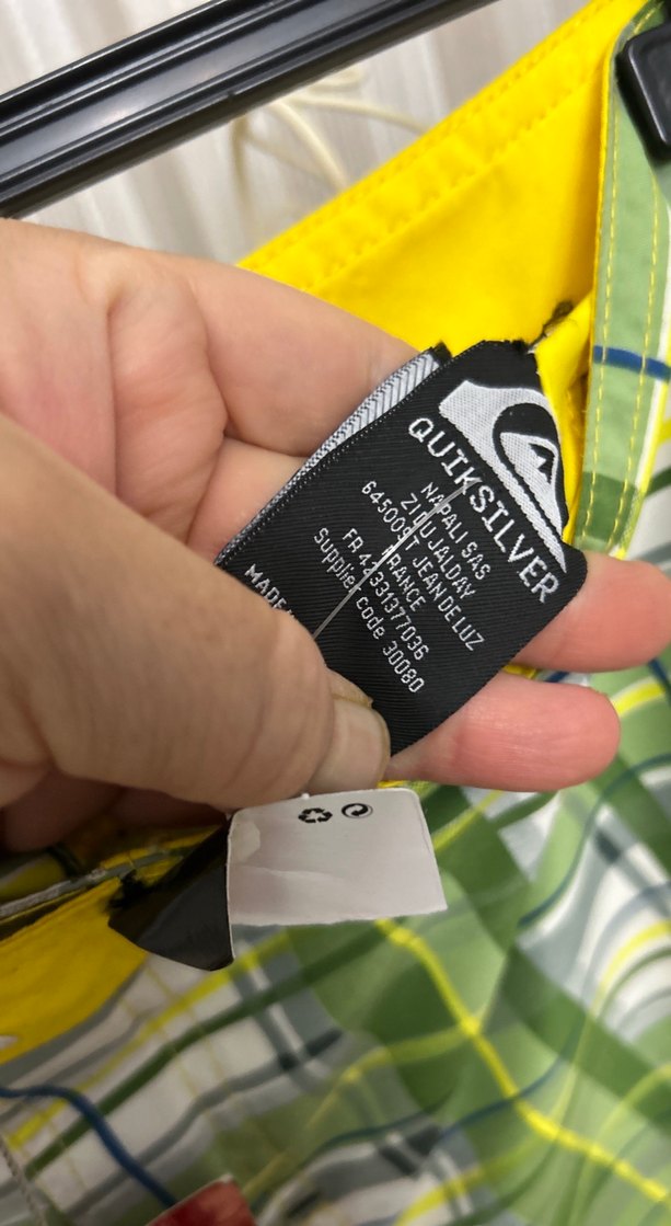 Quiksılver Sarı Bağcıklı Erkek Mini Şort - Görsel 2