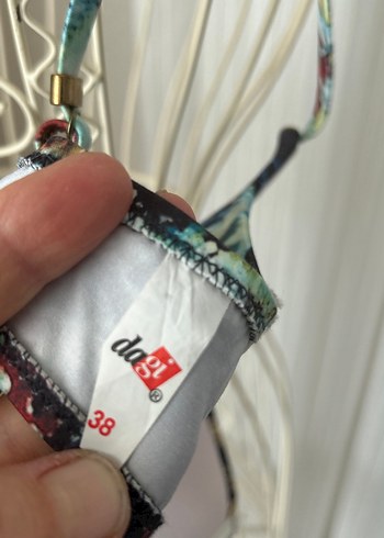 Dagi Bohem Çok Renkli Bağcıklı Bikini Üstü 38 beden - Görsel 3