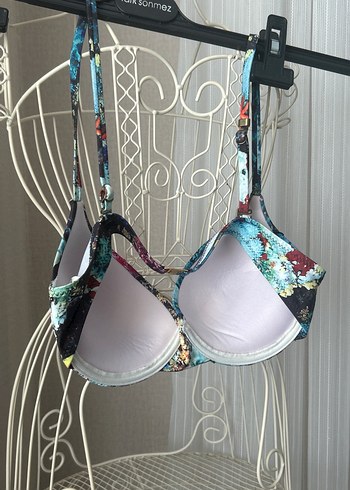 Dagi Bohem Çok Renkli Bağcıklı Bikini Üstü 38 beden - Görsel 4