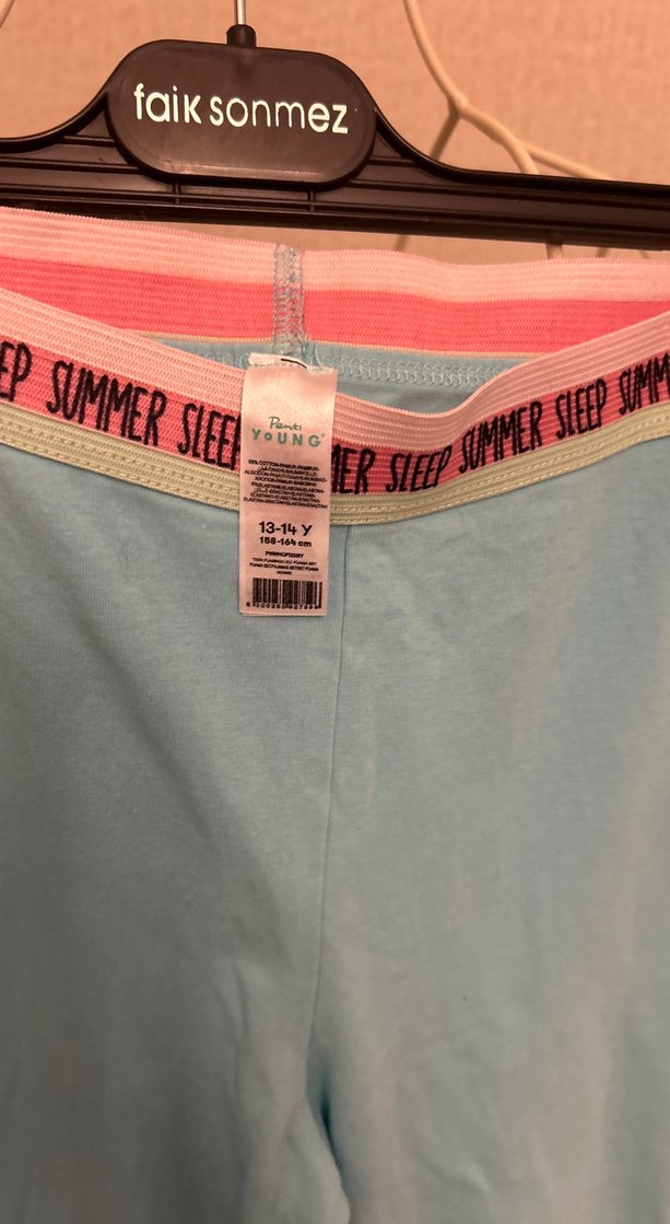 Penti 13/14 yaş penye Tayt Kemerli Midi Boy - Görsel 2