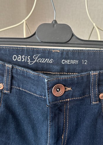 Kadın Lacivert Dar Kesim Midi Kot Pantolon - Görsel 5