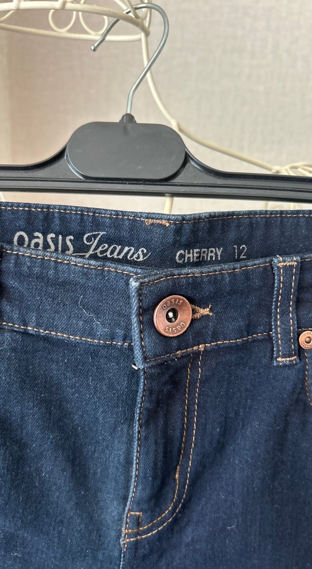 Kadın Lacivert Dar Kesim Midi Kot Pantolon - Görsel 2