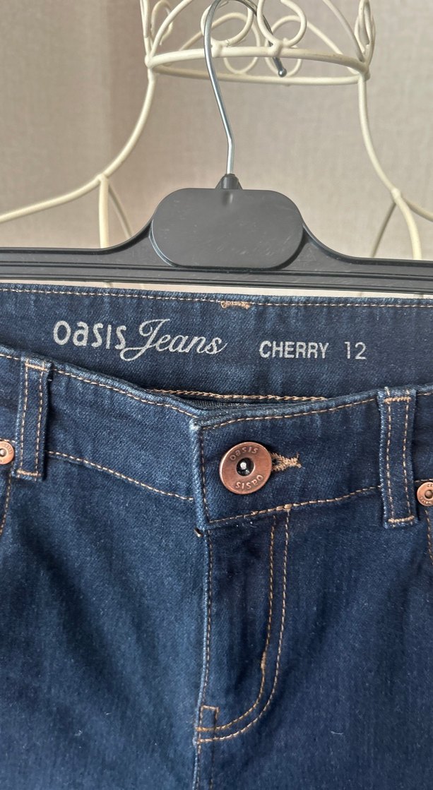 Kadın Lacivert Dar Kesim Midi Kot Pantolon - Görsel 5