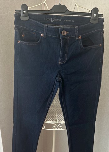 Lacivert Kadın Midi Denim Pantolon 10 beden - Görsel 5