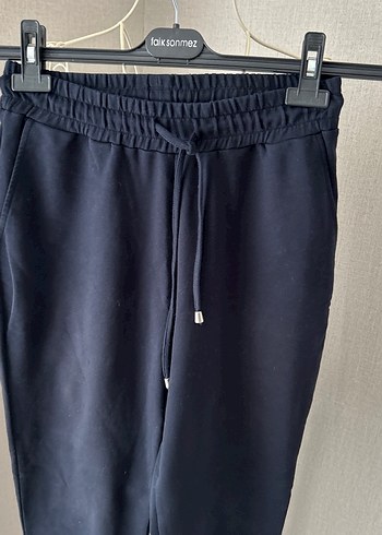 Lacivert Kadın Rahat Kesim Eşofman Altı hiç giyilmedi - Görsel 2