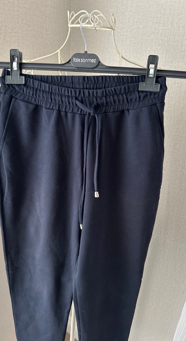 Lacivert Kadın Rahat Kesim Eşofman Altı hiç giyilmedi - Görsel 2