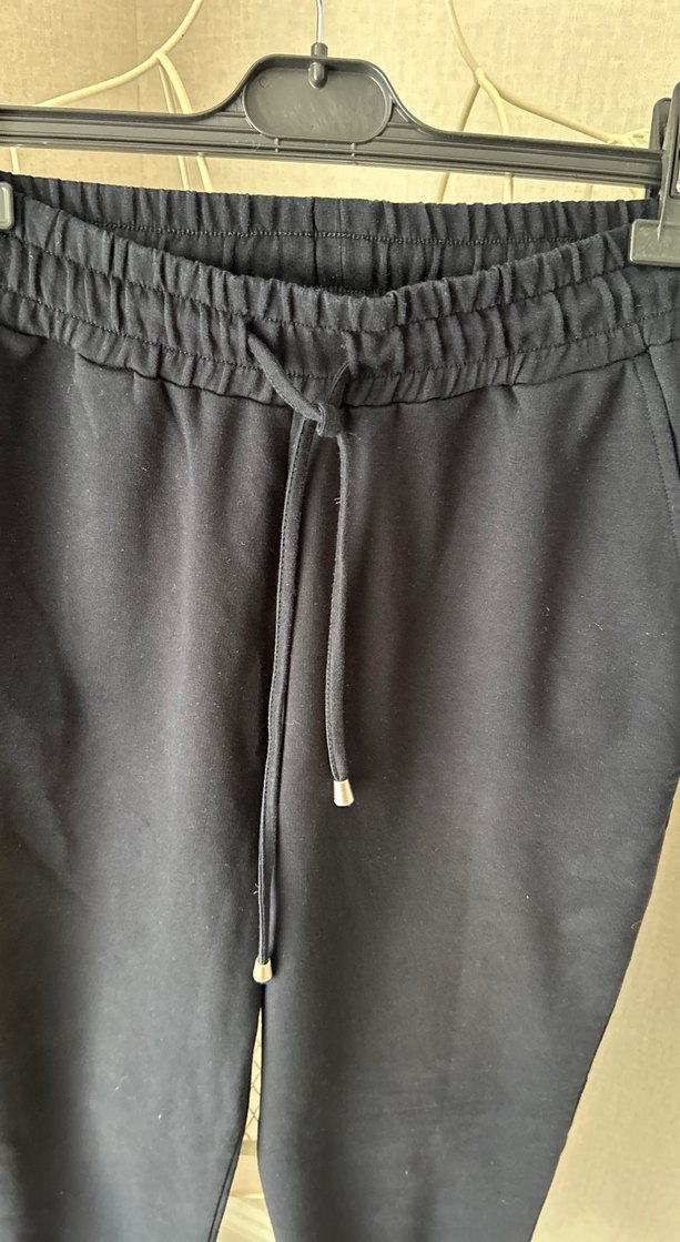 Lacivert Kadın Rahat Kesim Eşofman Altı hiç giyilmedi - Görsel 5