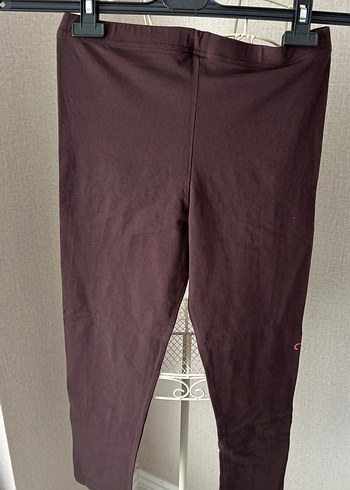 Kız Çocuk Mor Baskılı Dar Paça Tayt - Görsel 5