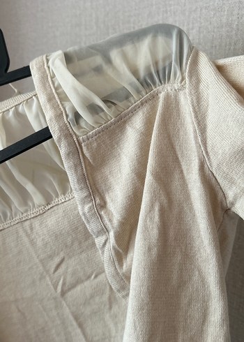 Kız Çocuk Beyaz Kolsuz Bolero - Görsel 3