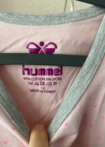 Hummel Pembe Baskılı kız Çocuk Atlet - Görsel 2