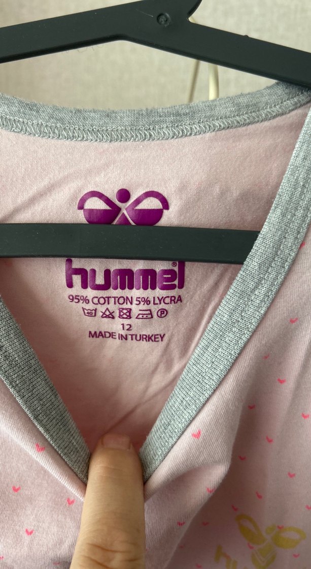 Hummel Pembe Baskılı kız Çocuk Atlet - Görsel 2