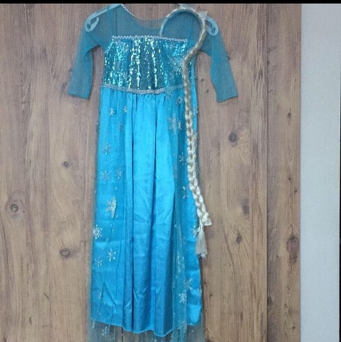 Elsa 10 yaş parti kıyafeti