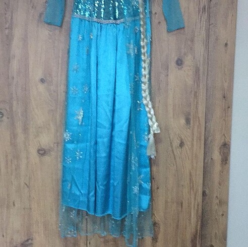 10 Yaş Beden Elsa 10 yaş parti kıyafeti
