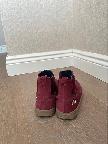 32 Beden bordo Renk Kız çocuk lacoste bordo bot