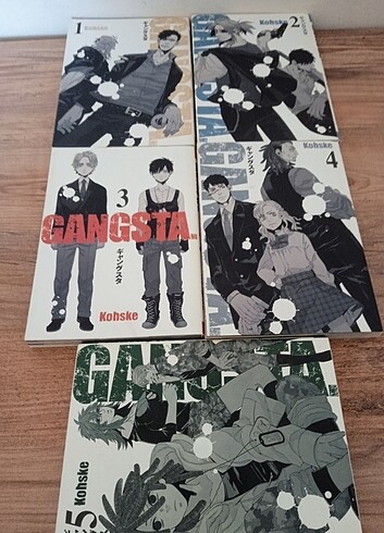Gangsta 5 cilt manga