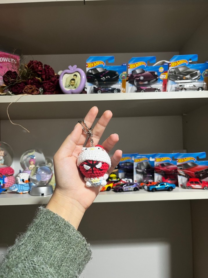 Örümcek adam ve hello kitty Anahtarlık - Görsel 3