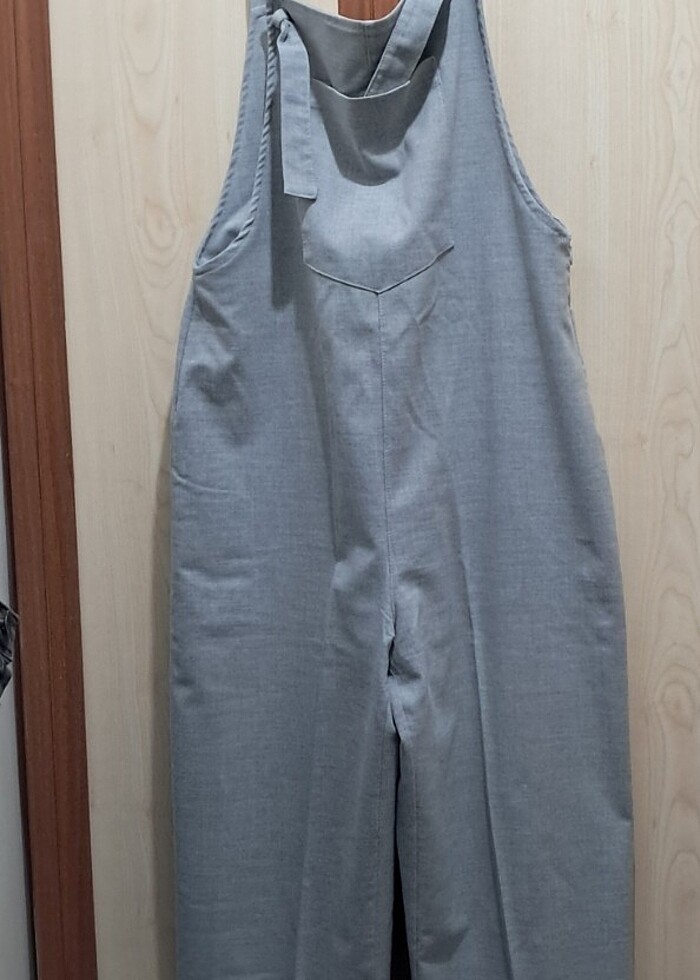 Luvmabelly gri hamile salopet - Görsel 5