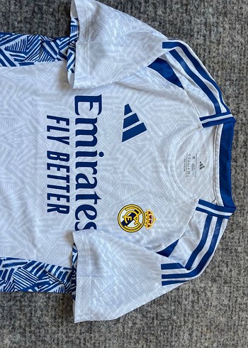 Erkek Beyaz Kısa Kollu Real Madrid Forma - Görsel 2