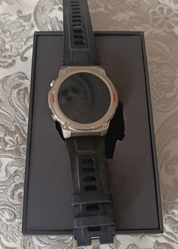 Gri Kasa Siyah Kayış Akıllı Saat - Görsel 2