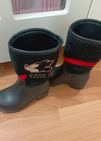 Kız Çocuk Siyah Mickey Mouse Bot - Görsel 2