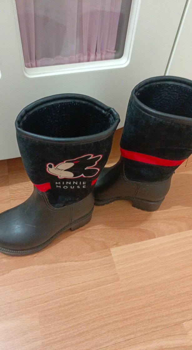 Kız Çocuk Siyah Mickey Mouse Bot - Görsel 2