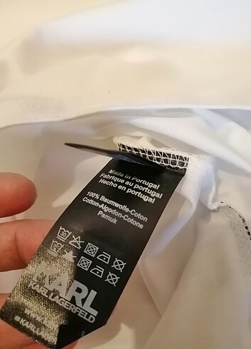 xl Beden beyaz Renk Karl lagerfeld orijinal tişört